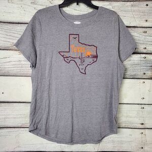Old Navy Women’s Gray Soft-Washed Short Sleeve T-Shirt Size XL
